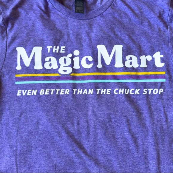 Brand New The Magic Mart Magic Johnson Capital One Small Purple Shirt Promo - Picture 3 of 9